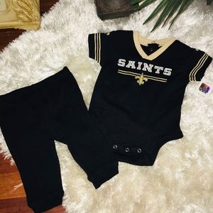 NWT Saints baby outfit size 3-6 months